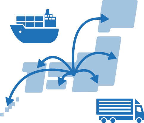国内物流の荷主代理人として北海道から沖縄まで、日本中に荷物を届けます